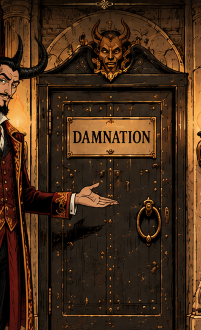 La porte DAMNATION dans l’univers d’Absurdland